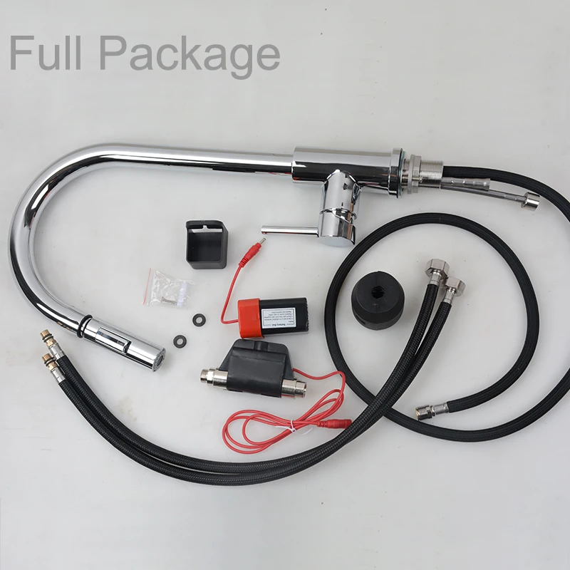 Touch Kitchen Faucets Crane for Chrome Sensor Kitchen Water Tap Pull Out Kitchen Sink Faucet Polished Chrome Touch Kitchen Taps