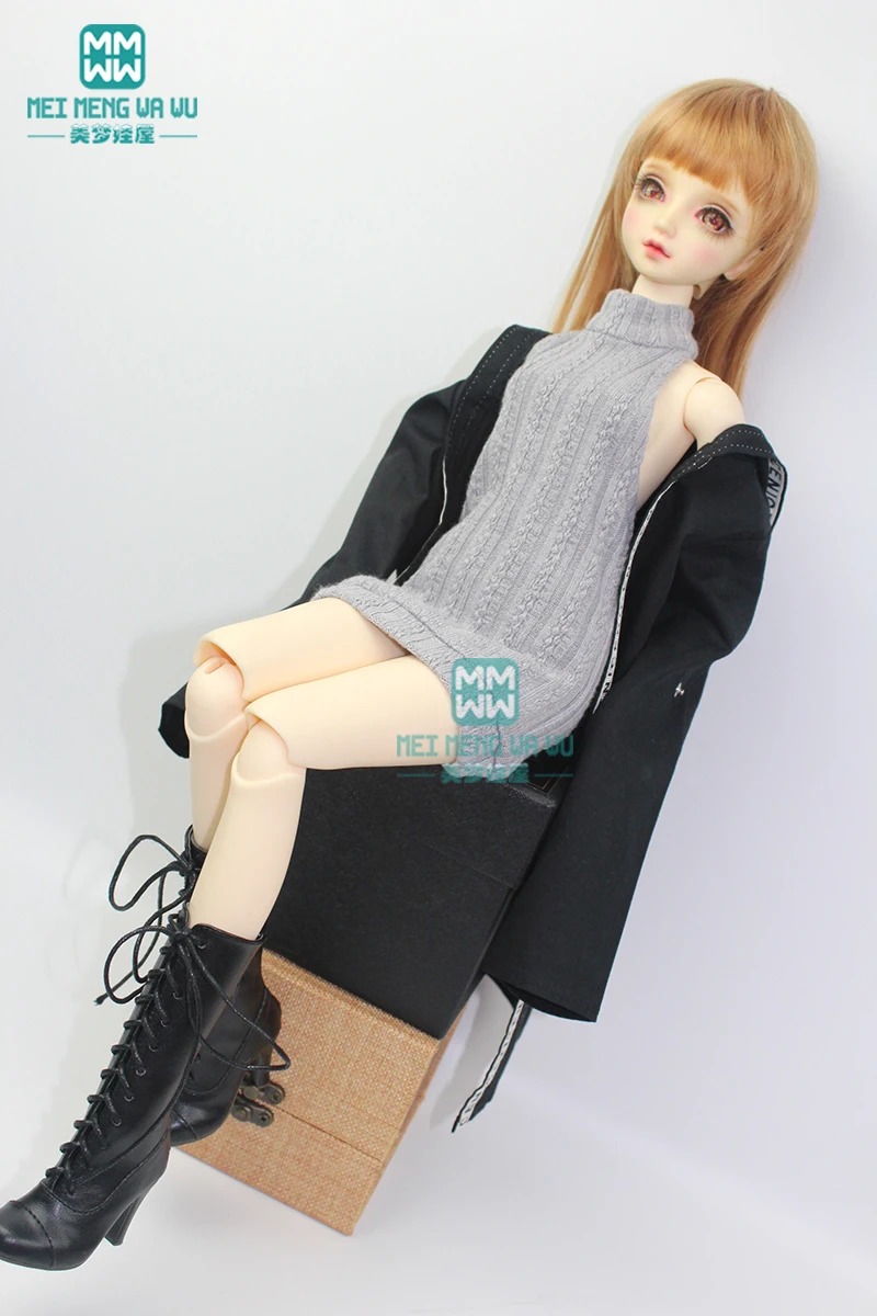 Fits 58-60CM 1/3 Girls SD DD Dolls Toys Ball Jointed Doll clothes Fashion halter sweater Shirt