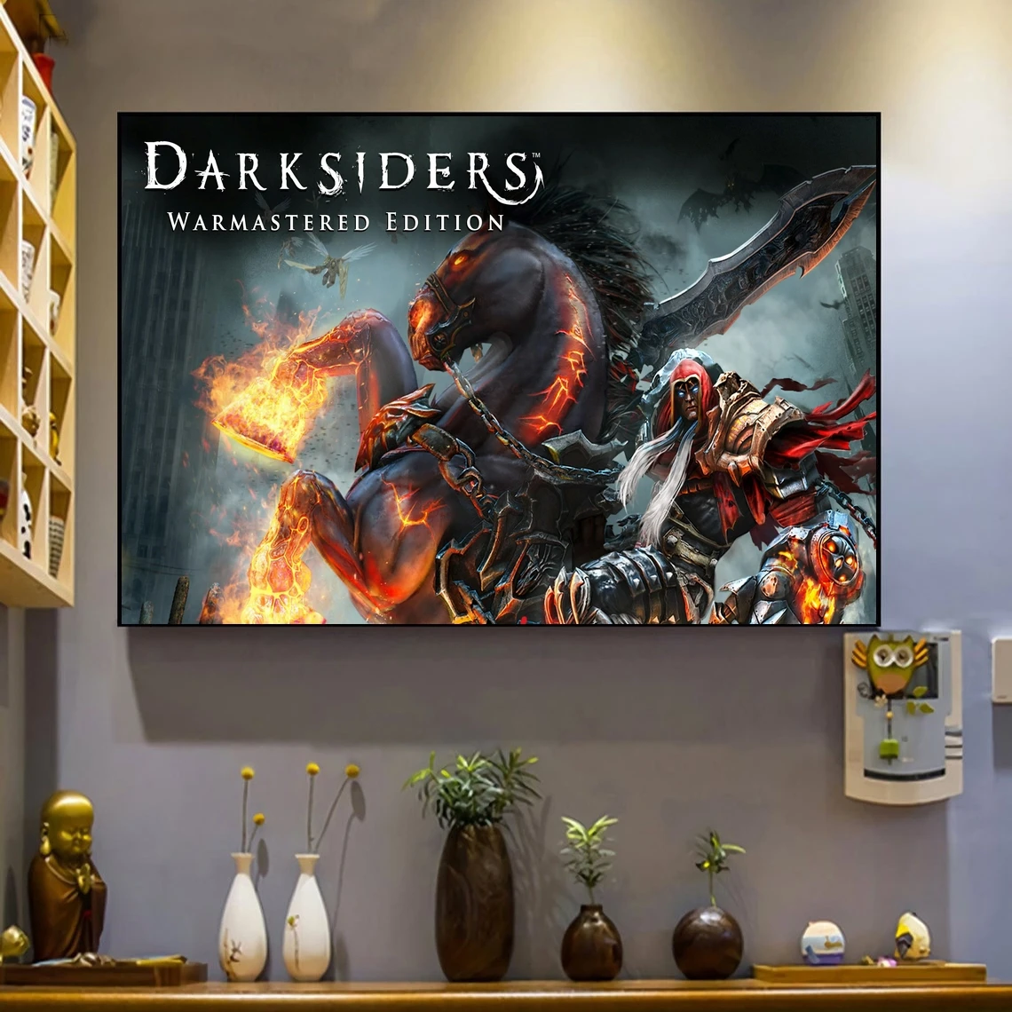 Darksiders Game Poster Wall Art Canvas Painting Bedroom Living Room Home Decoration (No Frame)