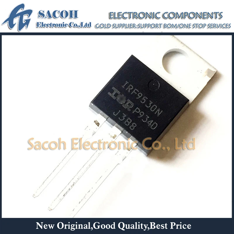 

10Pcs IRF9530NPBF IRF9530N or IRF9530 TO-220 14A 100V Power MOSFET Transistor