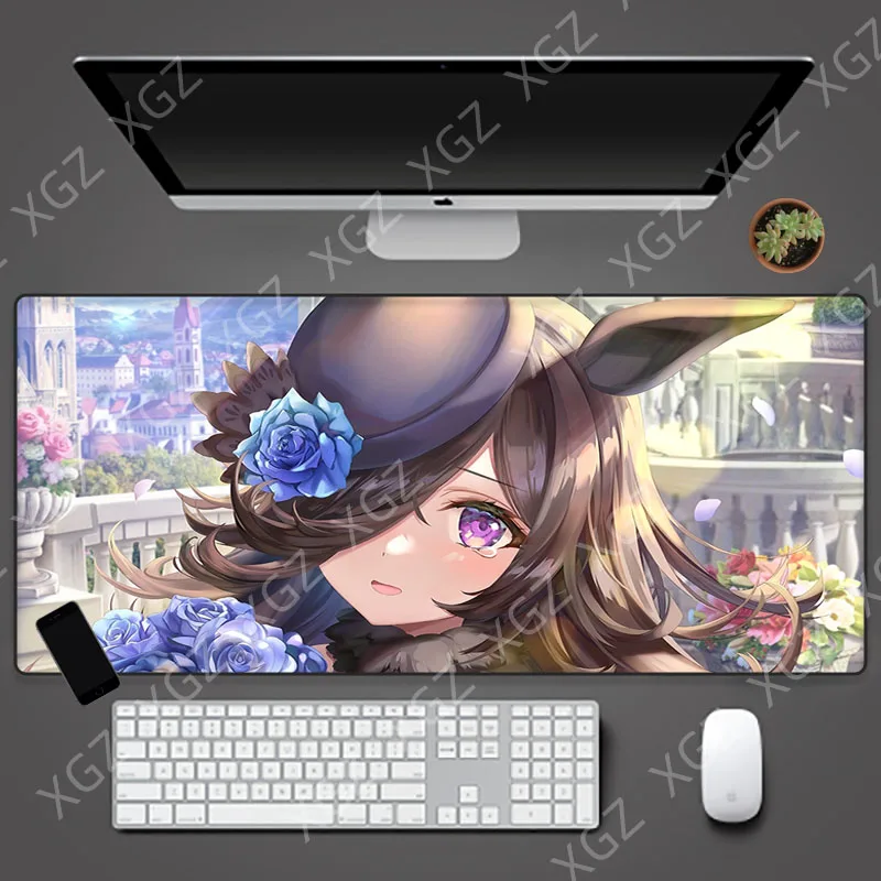 Yuzuoanxl anime tapete de rato por atacado almofada de mesa estudante computador almofada de escritório computador profissional almofada de jogo teclado da família popular