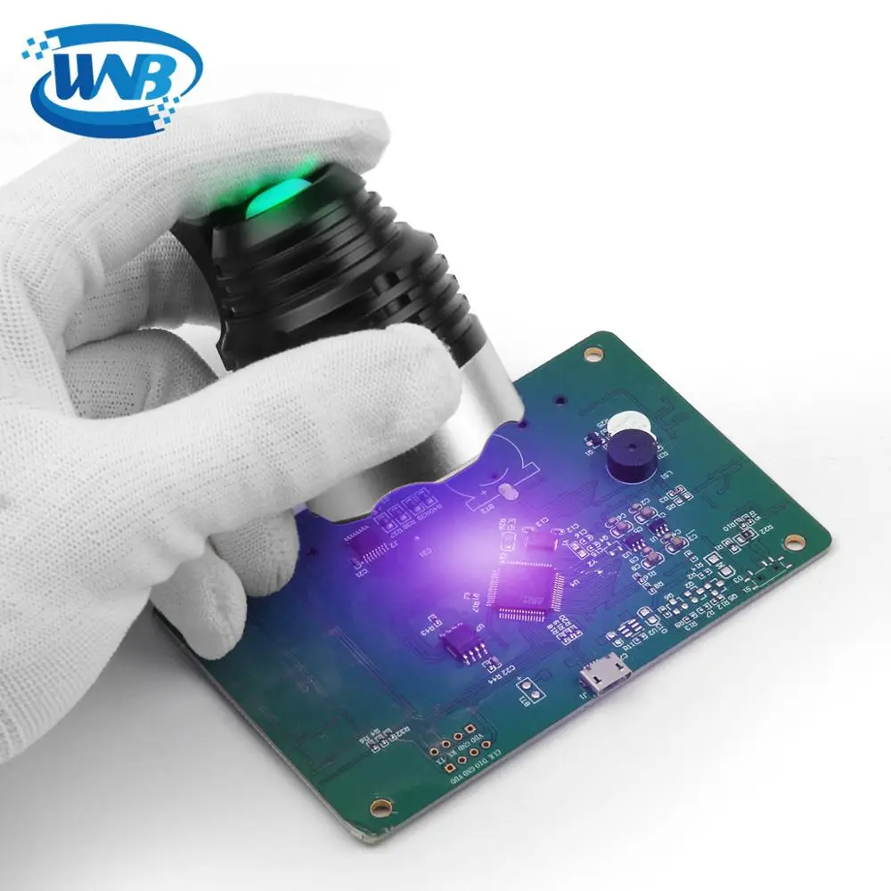 WNB USB Charging Double Lamp Beads UV LED Light 10s Curing Green Solder Mask Oil Flashlight Repair Tool Maintenance Accessories