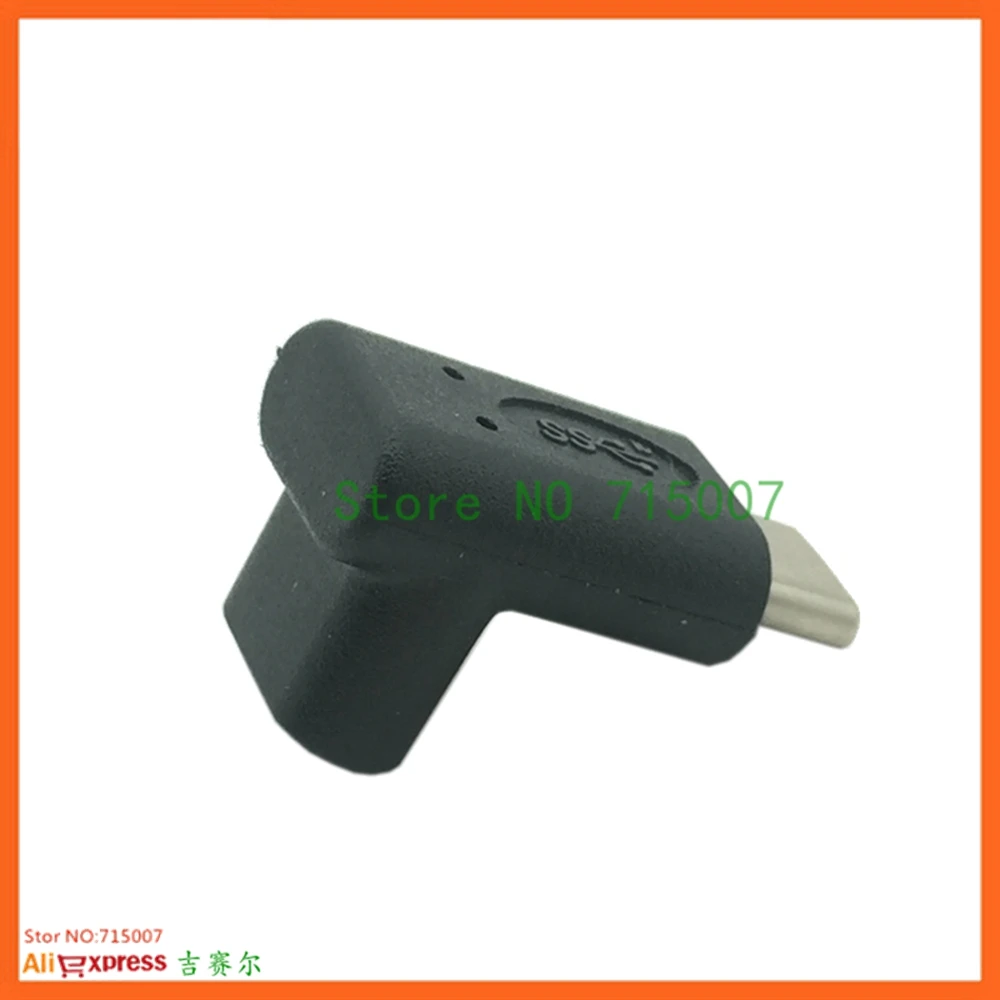 Mini conversor portátil macho para fêmea, ângulo direito de 90 graus, USB 3.1, tipo C, USB-C adaptador para telefone inteligente, qualidade