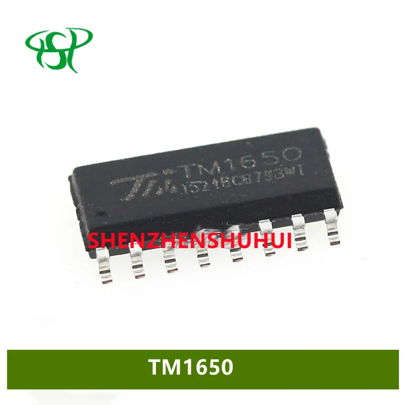 10 Stks/partij TM1650 SOP16 8*4 Bit Rijden Digitale Controle Chip Authentieke