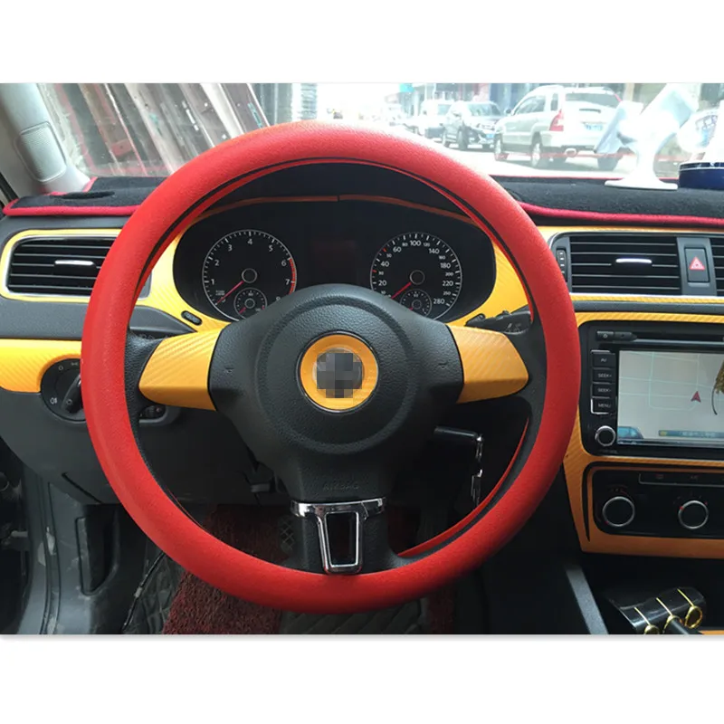 NEW HOT Car steering wheel cover car accessories for Lada Priora Sedan sport Kalina Granta Vesta X-Ray XRay