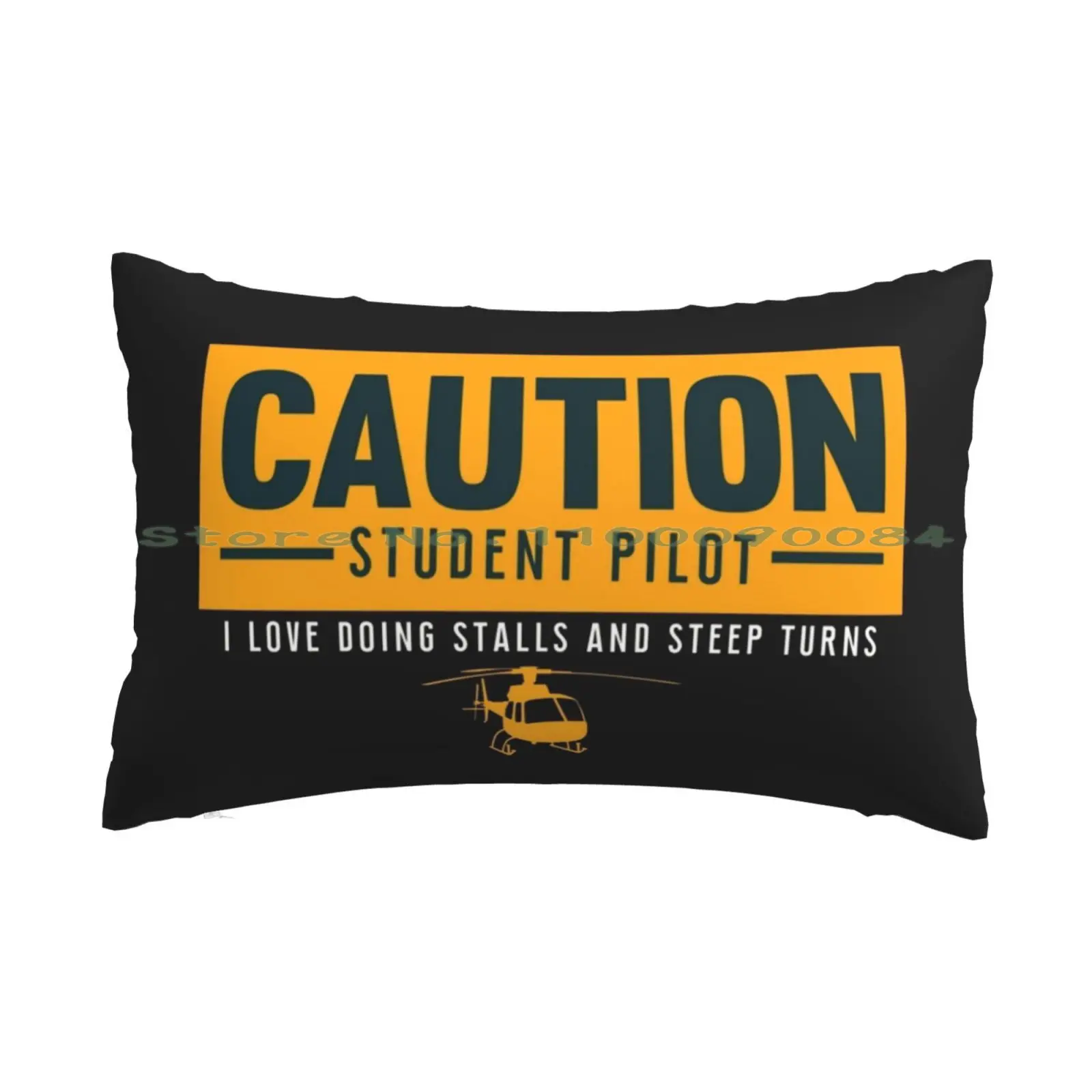 Caution Student Pilot I Love Doing Stalls And Steep Turns Pillow Case 20x30 50*75 Sofa Bedroom Cupid Venus Angels In Heaven