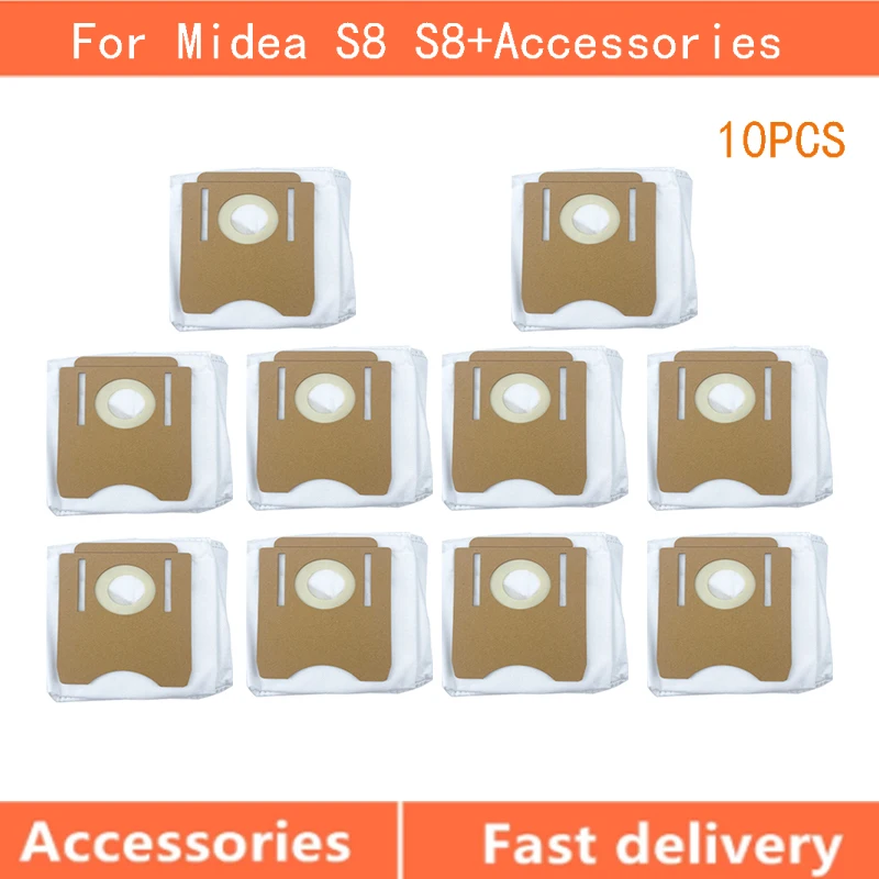 For Midea S8 S8+ Vacuum Cleaner Accessories Smart Home  Replaceable Mop Dust Bag  Robot Sweeping Spare Parts