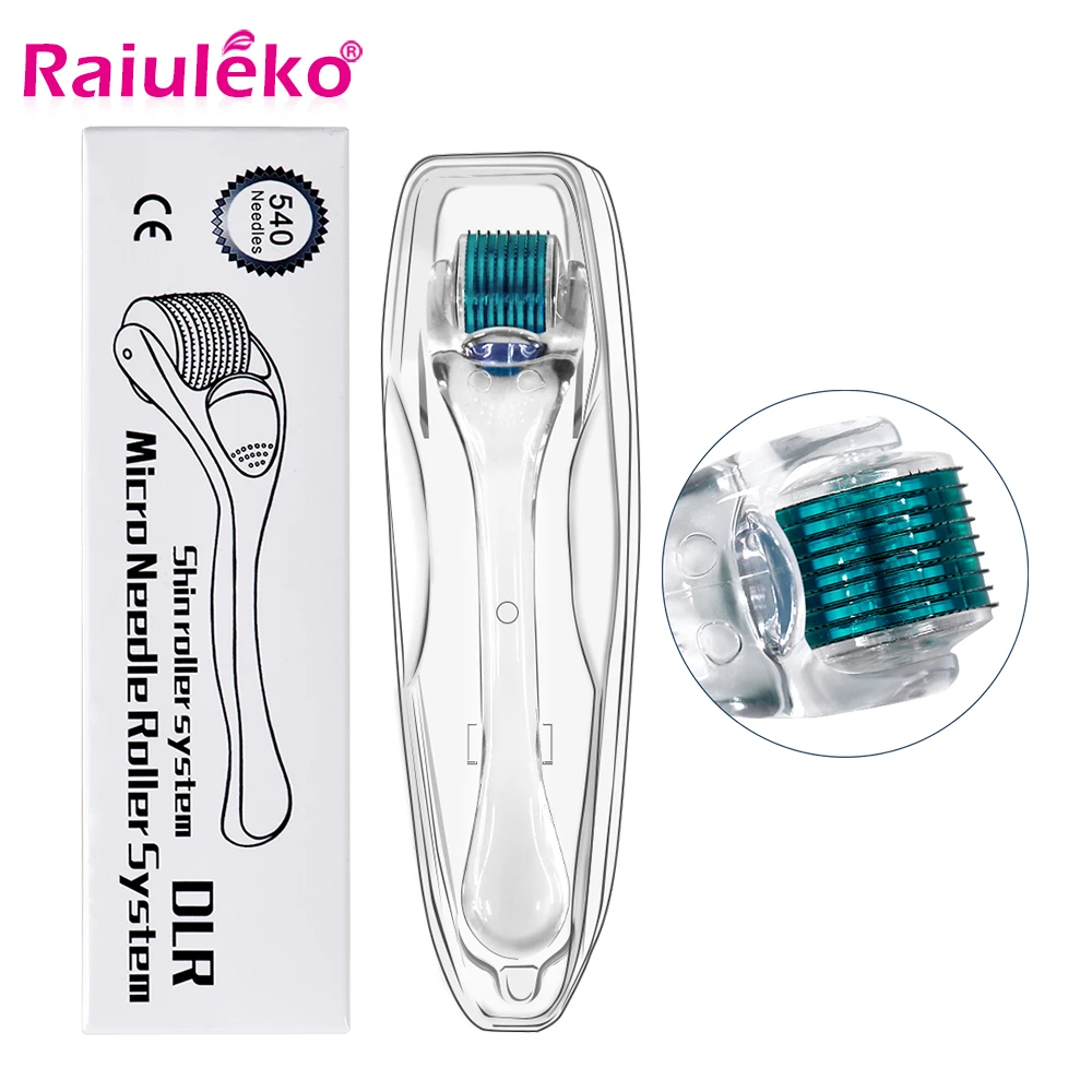 540 Derma Roller Microniddle Roller Für Gesicht Microneed 0.2/0,3mm Nadeln Länge Titan Dermoroller Mesoroller Für Haar