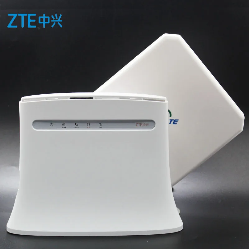 Unlocked ZTE MF283 MF283U CPE Router With 4G Antenna With rj11 Port  Hotspot Wireless PK Huawei B593 E5186 B315 B310