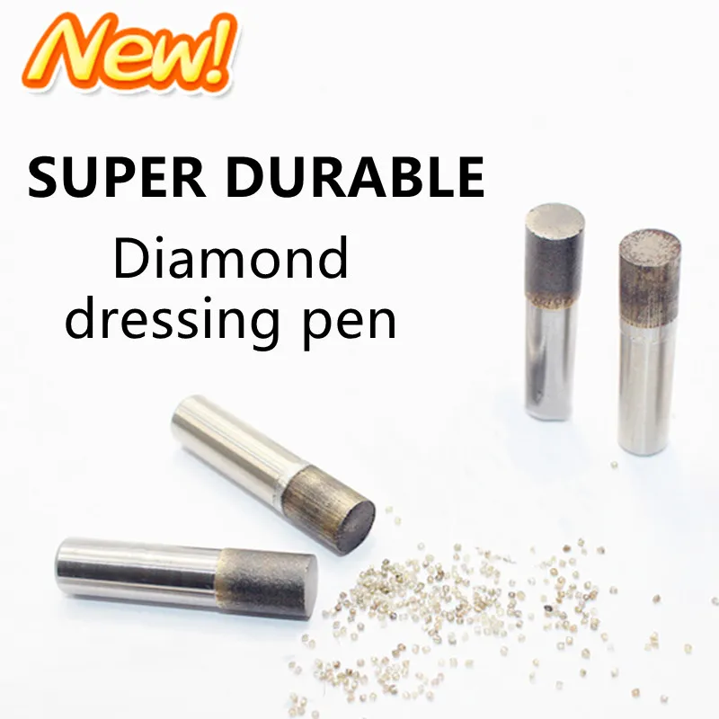 Imagem -02 - Cabeça Plana Diamante Cômoda para Rebolo Moedor Ferramenta de Pedra Vestir Caneta Ponta Cônica Reparação Abrasivo Cortador Apontador 1pc