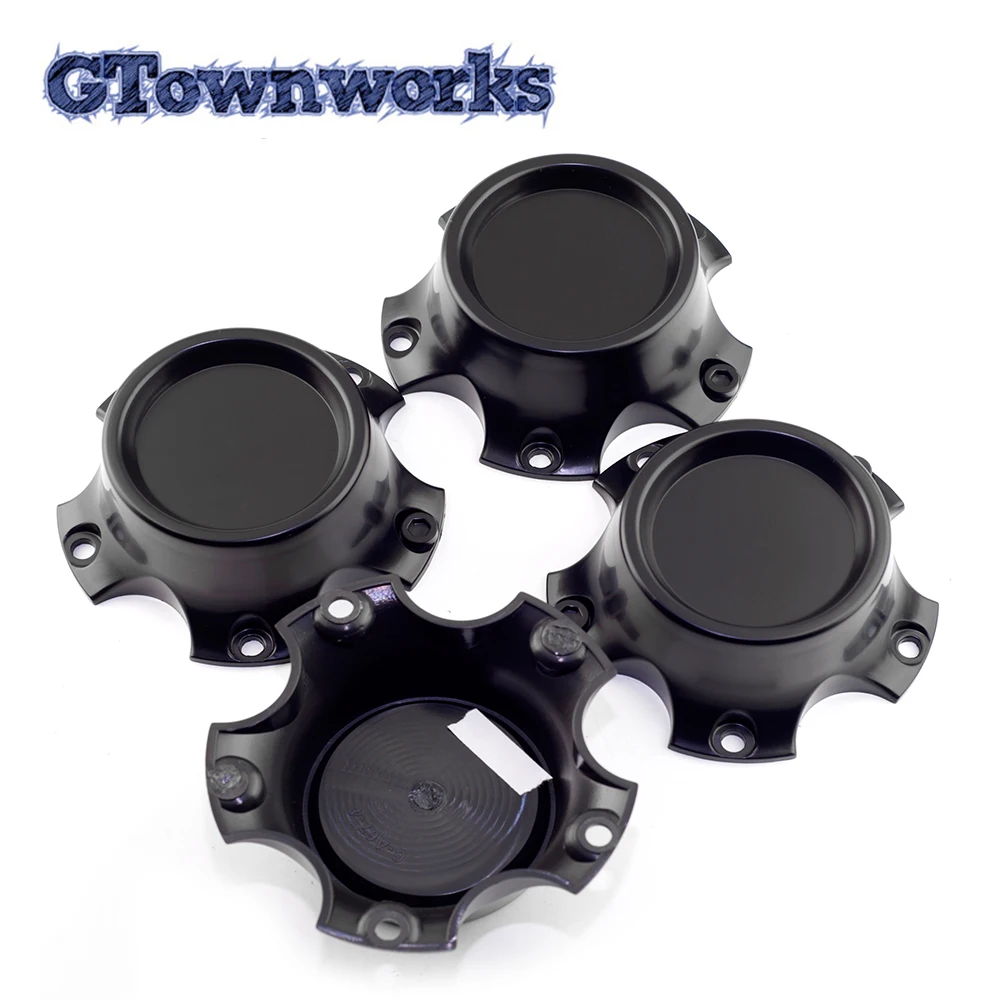 

4pcs 107mm 77mm Center Cap Cover Wheel Hub Fit For # C-A67-4 Car Exterior Accessories Parts Dumb Black Belt Screws ABS