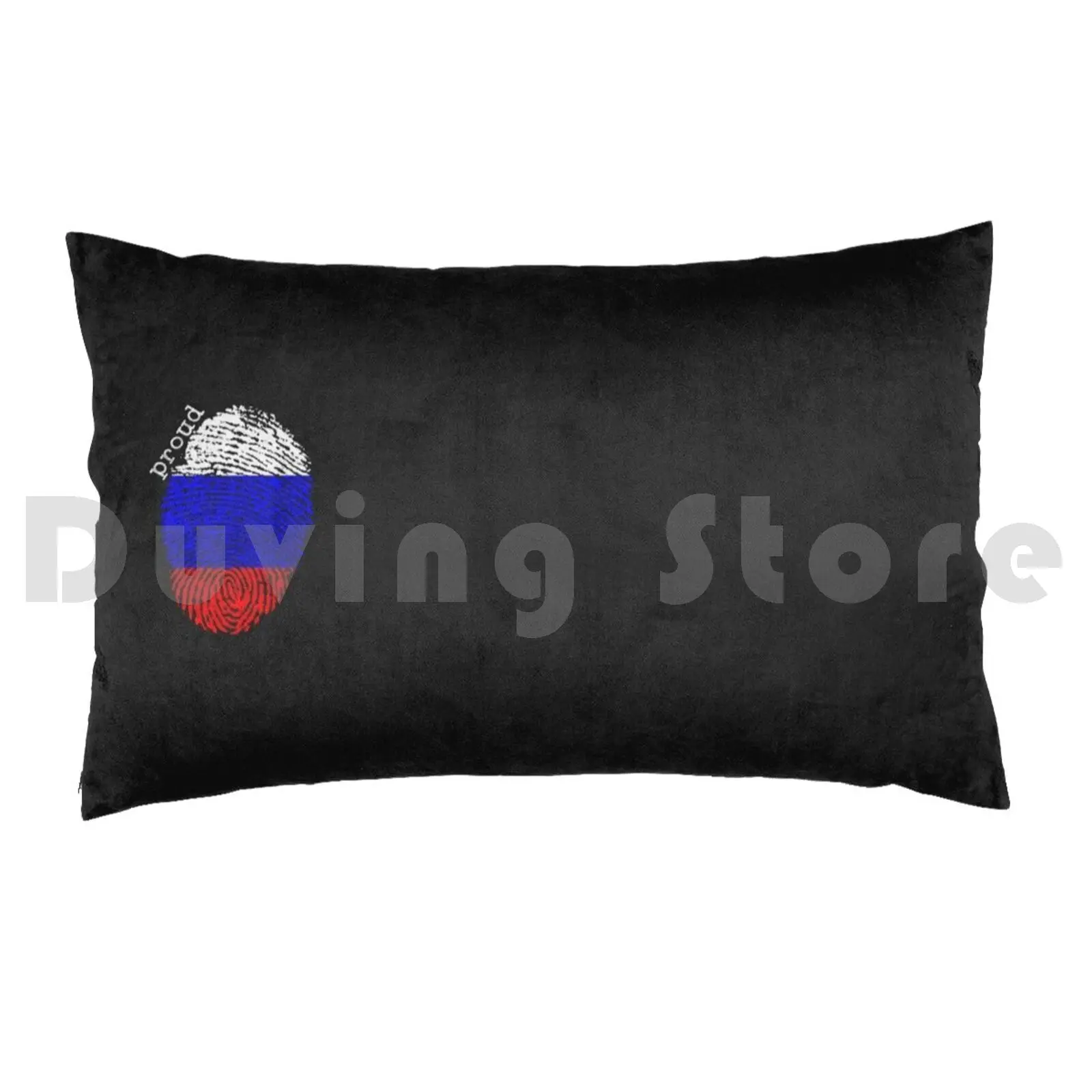 Funda de almohada con bandera de Rusia impresa, 35x50, bandera nacional de Rusia