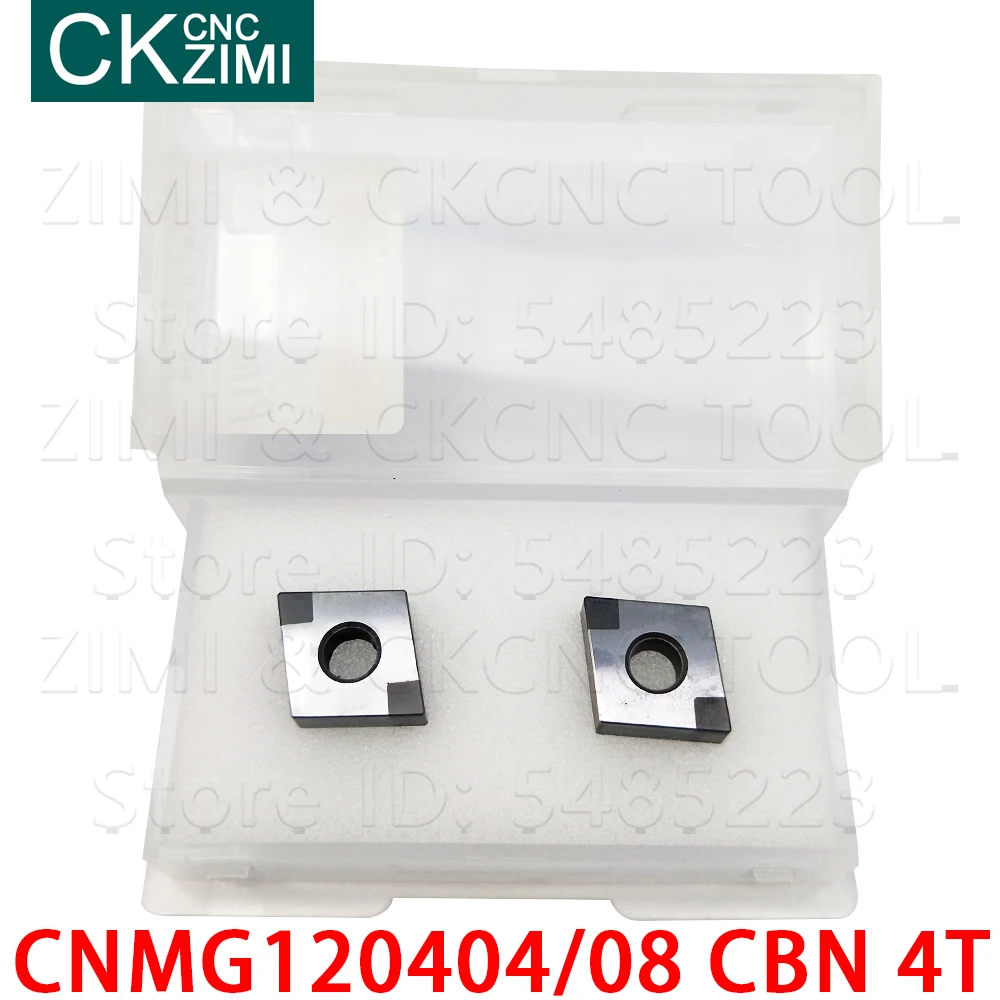 CNMG120404 CBN 4T CNMG120408 CBN 4T Boron Nitride Blade turning inserts Carbide turning Cutting CNC metal lathe tools for steel