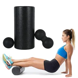 EPP Yoga Massage Foam Block Roller Peanut Ball Set Fitness Blocks for Back Pain Self-Myofascial Treatment Pilates Muscle Release