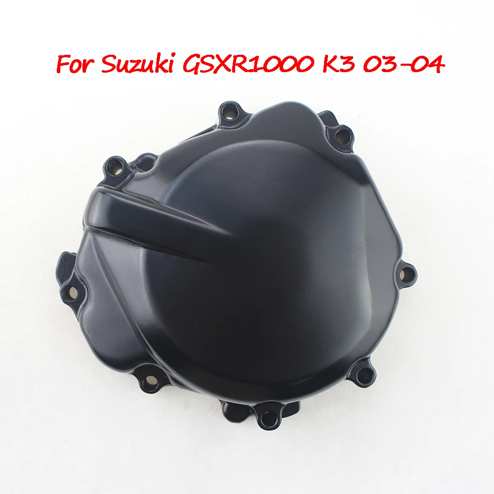 

OLPAY Motorcycle Parts Left Side Cover Aluminum Engine Stator Crankcase Cover Guard For Suzuki GSXR1000 K3 2003-2004