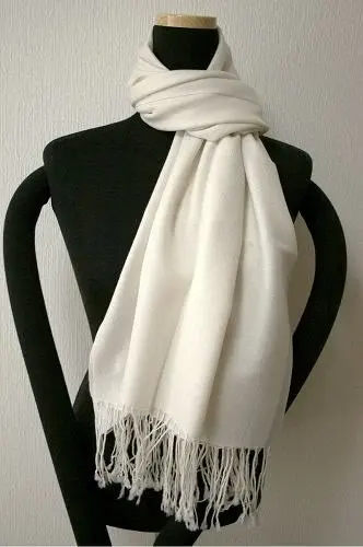 

Hot Sale Fashion White Chinese Women's Shawl Scarf New Spring Wrap Scarves Free Shipping WS008-H