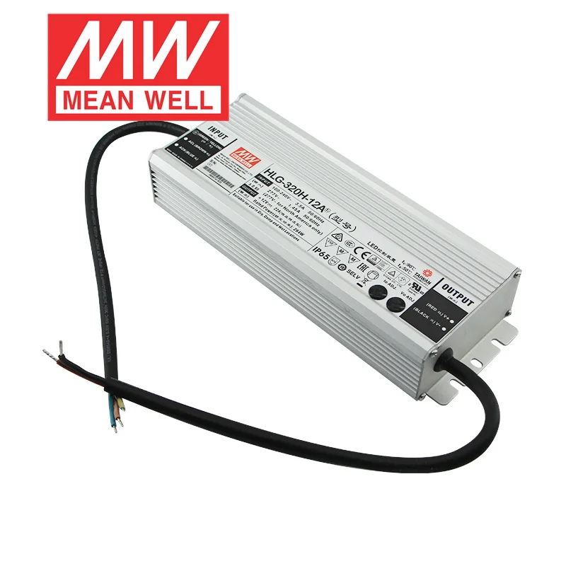 

Mean Well HLG Switching LED Driver Power Supply HLG-320H-24A HLG-240H-24A Single Output 320W 240W 24V