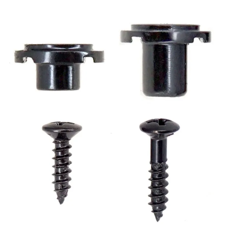 10 Sets/Lot Schwarze Gitarrensaitenhalter Rollenhalter Gitarrenzubehör Teile Musikinstrument – Detail 1