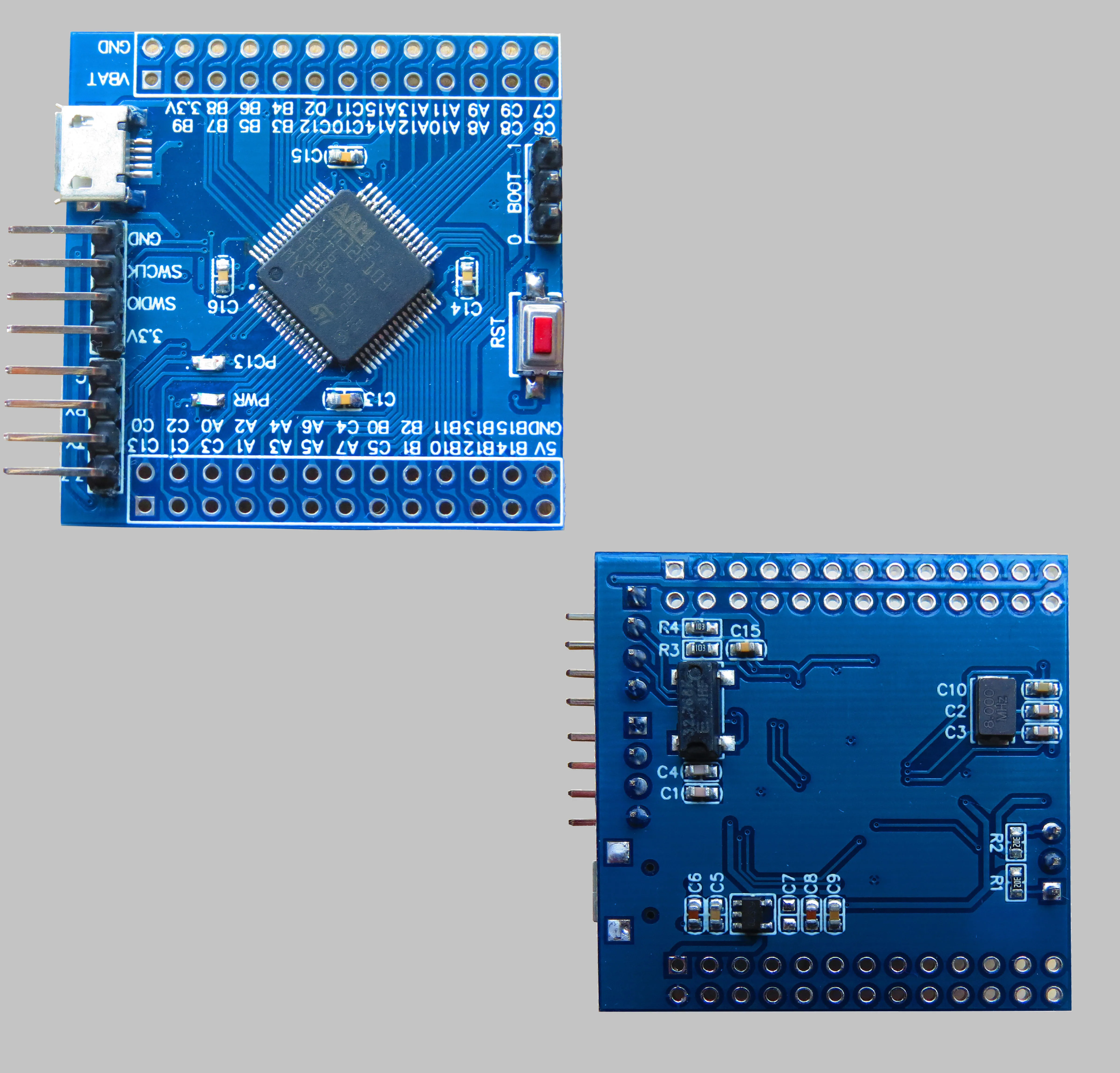 대용량 개발 보드 평가 코어 보드, STM32F103, STM32F103RET6