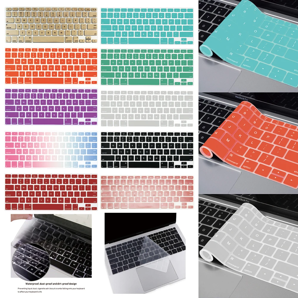 

Laptop Keyboard Cover for Apple Macbook Air 13" A1369 A1466 /Pro 15" A1286 A1398 /Pro 13" A1278 A1425 A1502 /Macbook White A1342