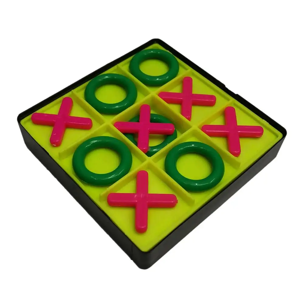 

TicTacToe Game Set XO Chess Interactive Board Game Parent-child Intelligent Puzzle Educational Toy For Children Kids