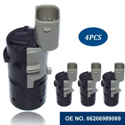 4PCS Car Parktronic PDC Parking Sensor For BMW X3 X5 E39 E53 E60 E61 E63 E65 E83 Reverse Backup Parking Assistance 66206989069