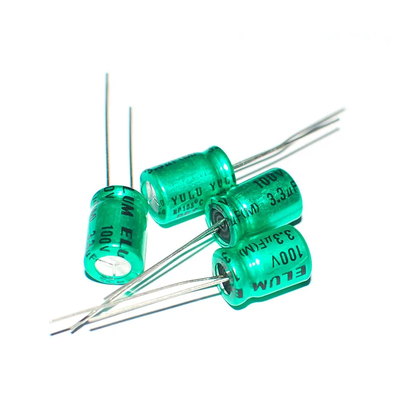 3.3uF 100V Audio  Treble Crossover Capacitor NP 3.3UF / 100V Non-polarity High Frequency Sound Capacitor For Speaker