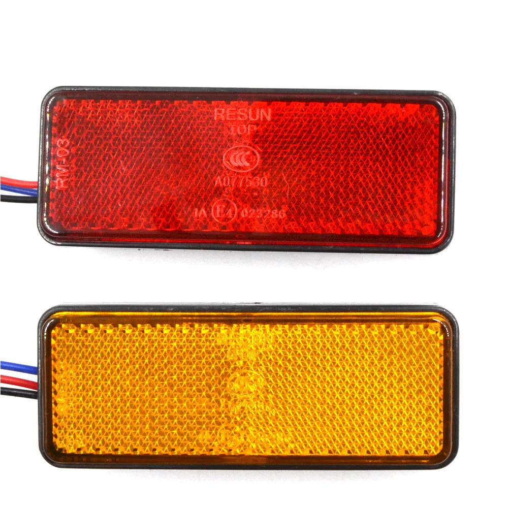 Universal LED Reflector Rear Tail Brake Stop Marker Light Car Truck Trailer For Suzuki BMW KTM Yamaha BMW Kawasaki Motorcycle