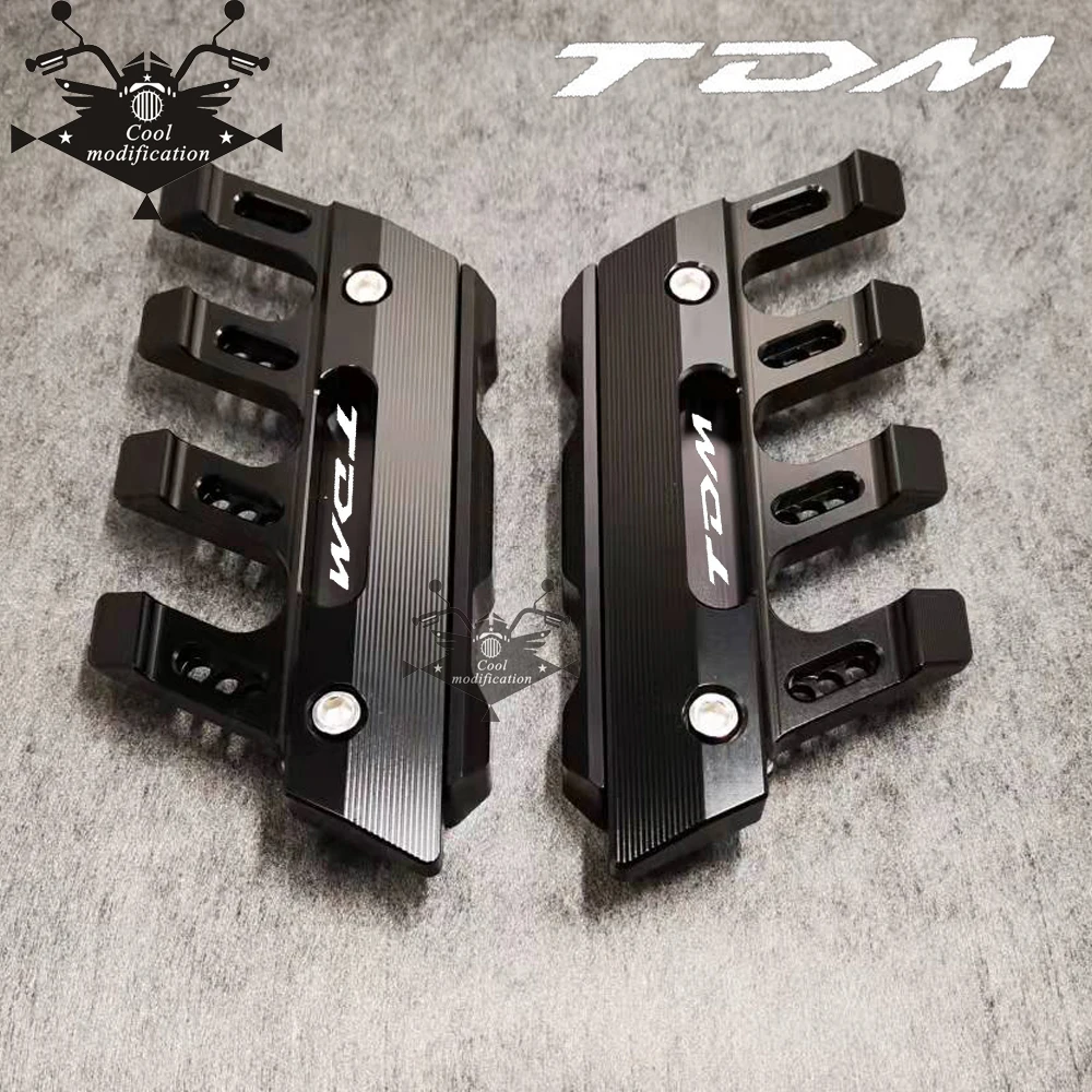 For Yamaha TDM900 TDM850 TDM 900 850 Motorcycle Accessories CNC Aluminum Front Mudguard Anti-Drop Slider Protector Cover