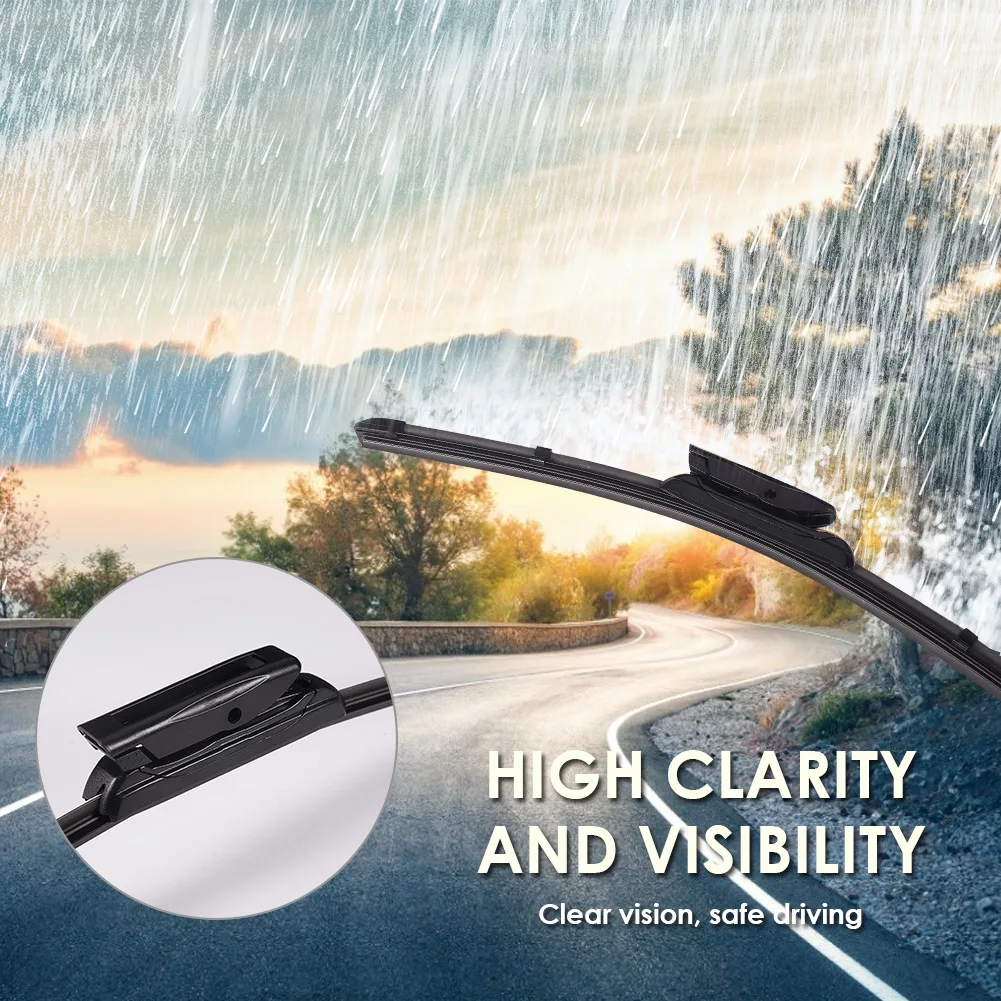 16inch Car Windscreen Wiper Blades Boneless Wiper Up to 60% Longer Life for All Season Clean Ice & Snow Dirt