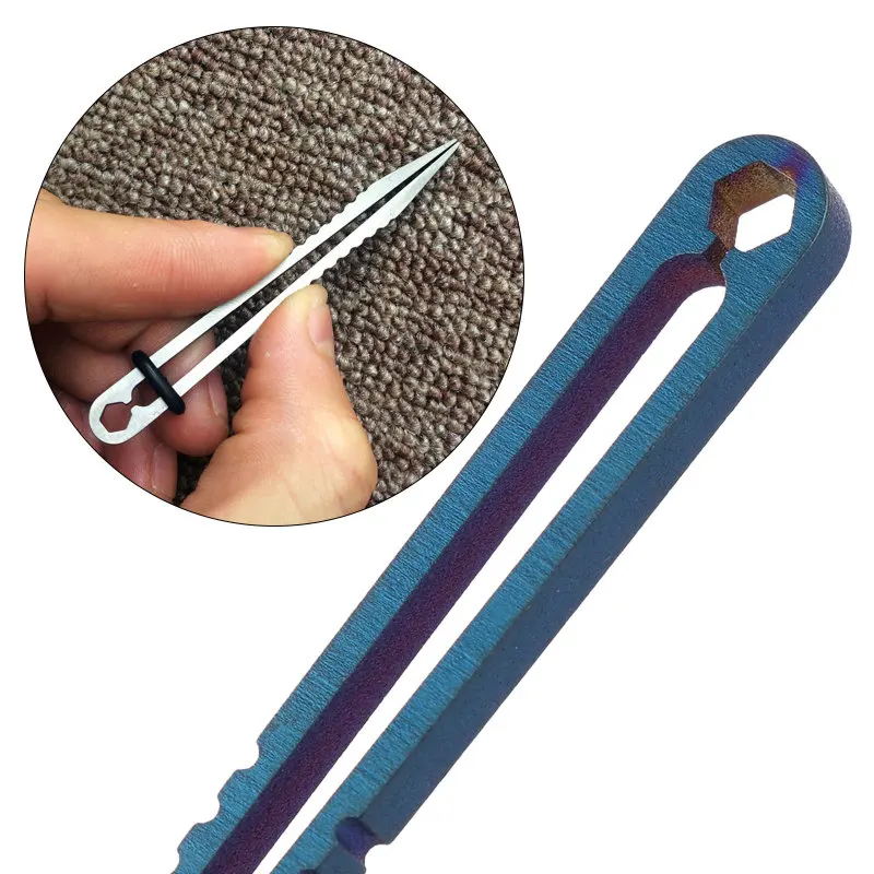 1PC TC4 Clip pinzette in titanio Pick Up Clamping EDC Gadget multiuso Professional Camp Outdoor Pocket Maintenance Tool