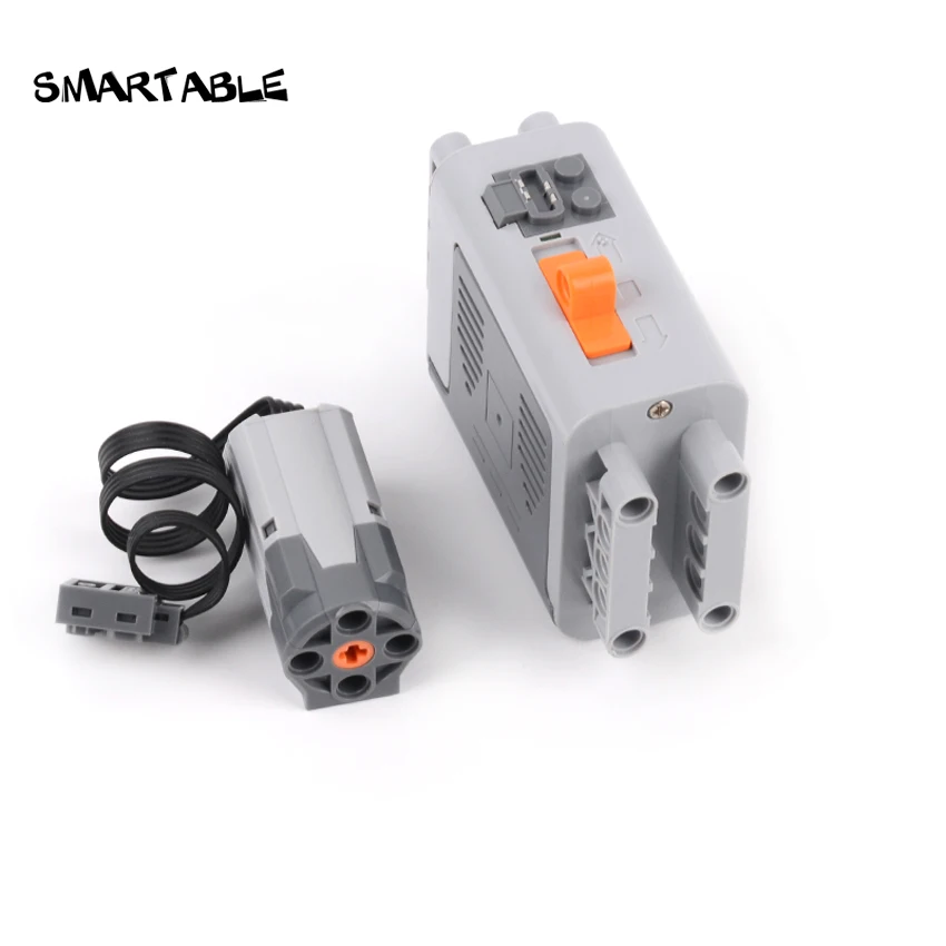 Smartable Technical Motor M /L /XL Battery Box Power Building Blocks MOC Part Model Toys For EV3 Compatible 8881/8882/8883/88003