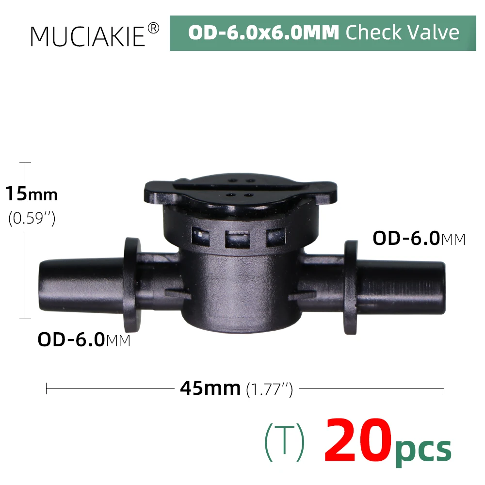 MUCIAKIE 24 rodzaje podlewanie ogrodu złącze do nawadniania dysza zraszacz armatura złącze do węża adapter Tee równe wyłączanie