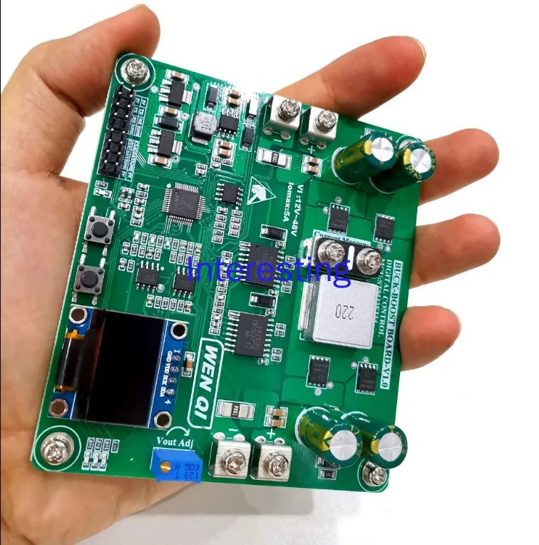 

BUCK-BOOST Digital Control STM32 Two-way Buck-boost Converter Development Board Switching Power Supply Learning