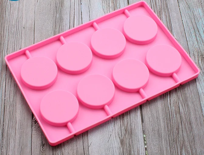 Silicone Mold Big Round Lollipop mold Cake Decorating Tools 3D Snack Tool For Same as Snack Party Kitchen Tools Bakeware