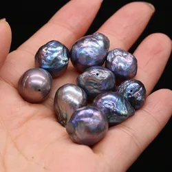 2 PCS Natural Fresh Water Pearl Baroque Beads 13-15mm DIY for Jewelry Making Necklaces Accessories Bracelet Earrings Gift