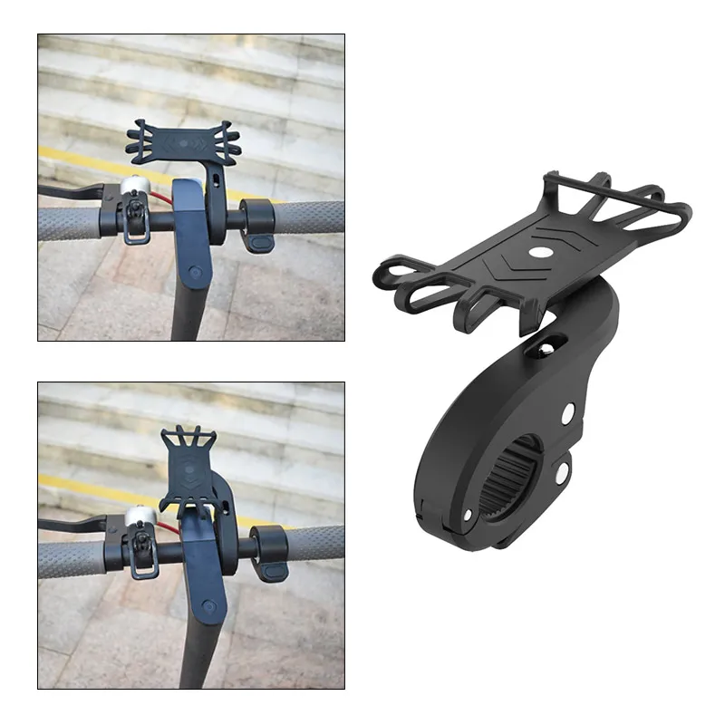 Phone Holder for Xiaomi Electric Scooter Accessories Universal Motorcycle Bicycle Support Adjustable Bike Phone Holder Safety