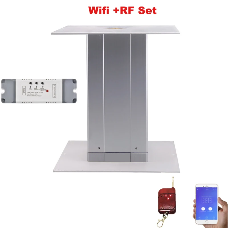 WIFI RF DIY Smart Tatami electric lift table automatic lifting platform height 210-700MM with Alexa Google Home eWeLink