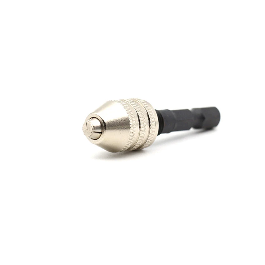 0.3-3.2มม.ความแม่นยำสูง Keyless Drill Chuck 1/4 Hexagon Shank,สามกรรไกรสว่าน Chuck Adapter สำหรับไดร์เวอร์ผลกระทบ Quick Connect