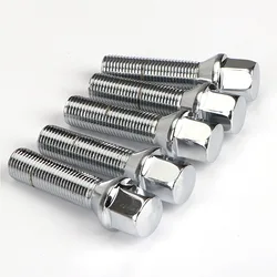 16/20Pieces NUTS SUIT FOR BMW X1X3X5X6X73Series 28/35/40/45/50/55/60mm Steel Wheel Bolts M14 x 1.5 12*1.5 14*1.2512*1.25