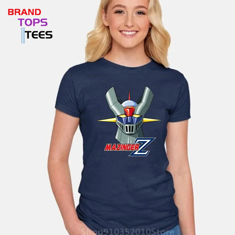 2020 New Arrival Anime Mazinger Z 03 Womenen t shirt customized 100% cotton Short Sleeve T-shirt fashion Clothing Top Tee shirt