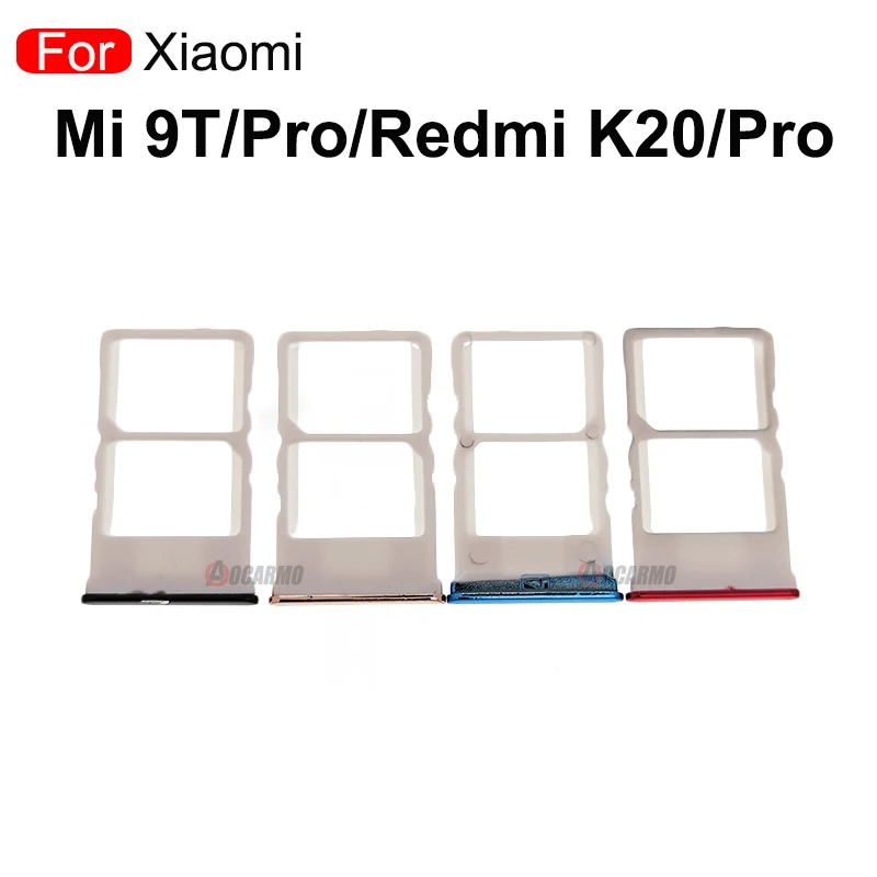 1 sztuk taca Sim dla Xiaomi Redmi K20 Pro gniazdo karty SIM dla Mi 9T Pro części zamienne