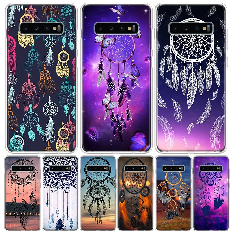 The dream catcher mandala Phone Case For Samsung Galaxy S24 S22 S23 Ultra S20 FE S10 S21 Plus S10E S9 S8 + Coque Back Cover