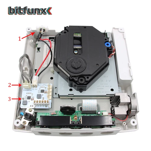 Imagen 2 del producto Bitfunx DreamPSU Rev2.0 12V reemplaza la fuente de alimentación original de la consola DC para la consola de juegos SEGA Dreamcast