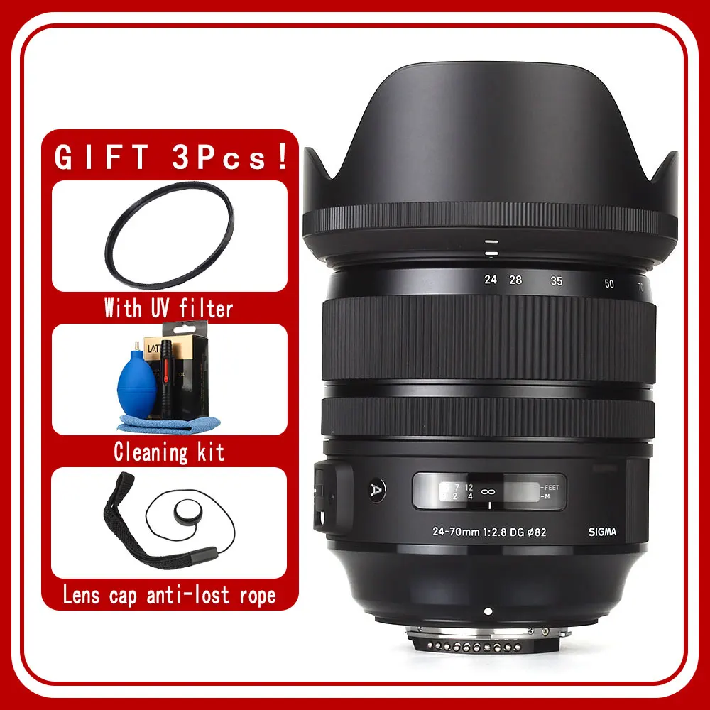 Sigma 24-70mm F2.8 DG OS HSM | Art Lens for Canon Nikon