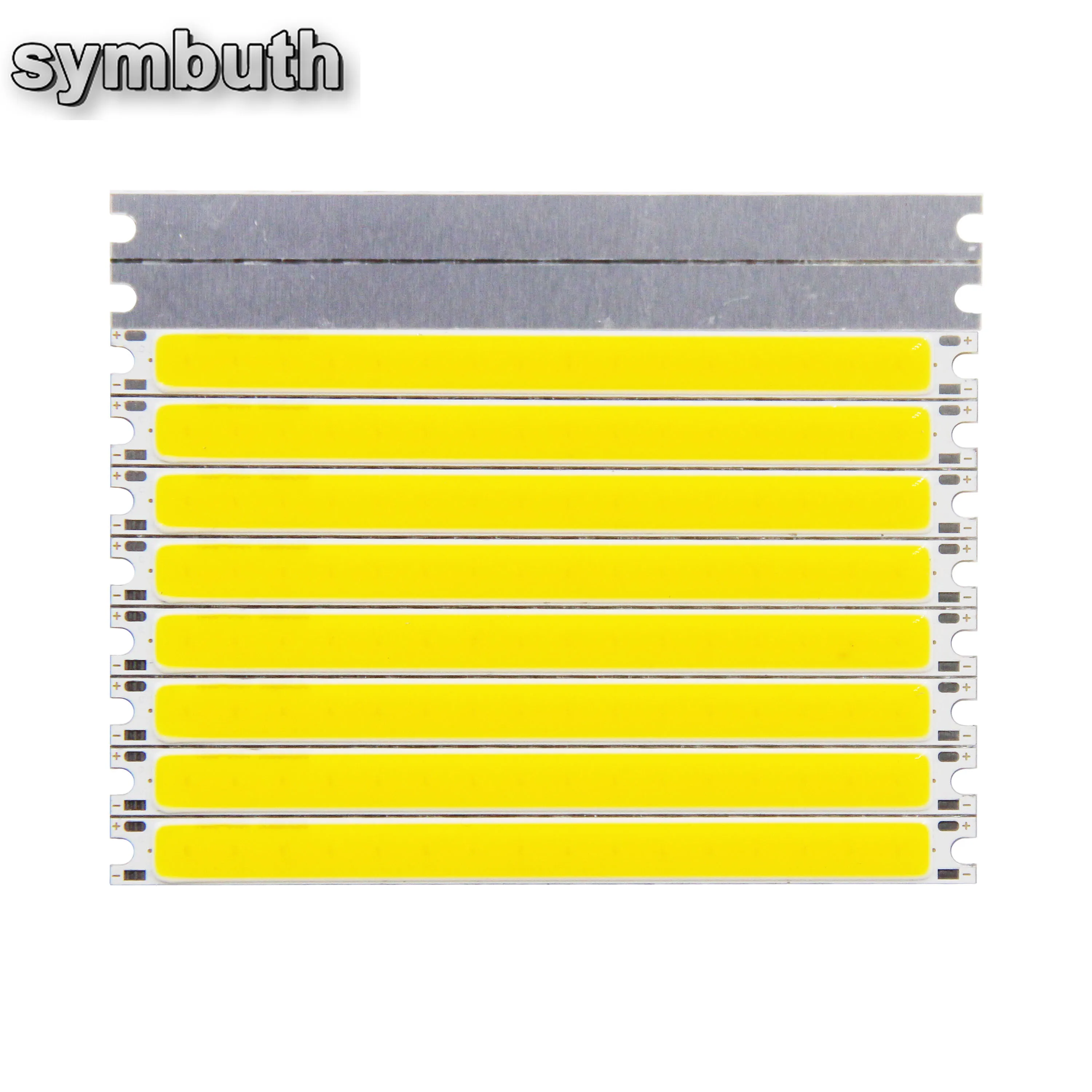 5W DC 12V żarówka LED COB Strip źródło światła ciepły czysty biały DIY 10CM 500lm 100x8MM lampa