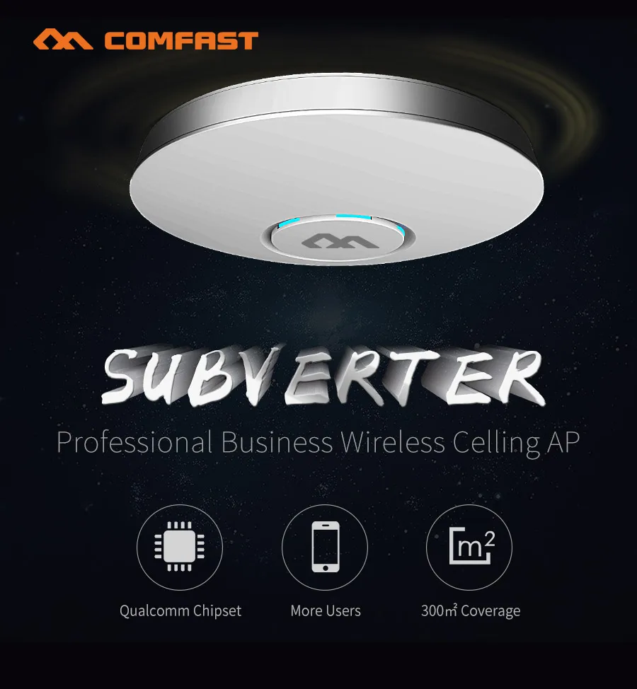 Indoor WiFi Cover Solution 4pcs E320NV2 300Mbps Ceiling AP + RF105 4Port POE AC Wifi Router Gateway load Balance for Hotel Villa