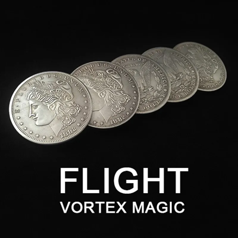 FLIGHT by Michael Afshin & Vortex Magic Coin Magic Tricks Appear/Vanish Magia Magician Accessory Close Up Illusion Props Gimmick