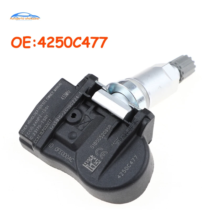 Car TPMS Sensor For Citroen C Zero Peugeot 4008 iOn Mitsubishi ASX L200 Lance TPMS Tire Pressure Sensor Monitor 433MHZ 4250C477