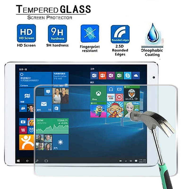 For Teclast X98 Plus -Premium Tablet 9H Ultra clear Tempered Glass Screen Protector Film Protector Guard Cover